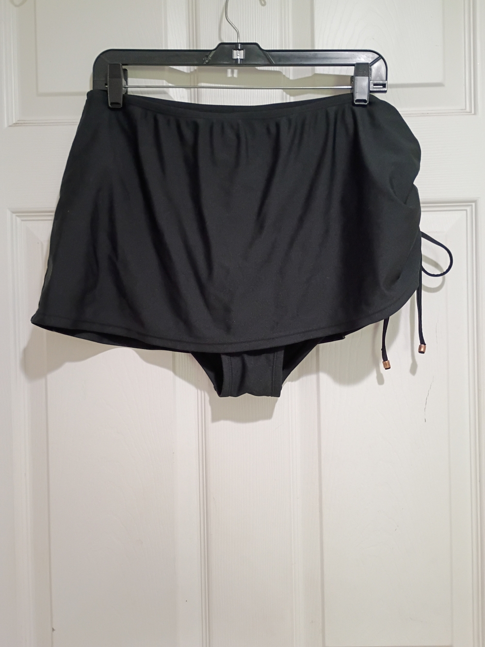 Time and Tru Black Swim Skort with Built-In Brief Size XL